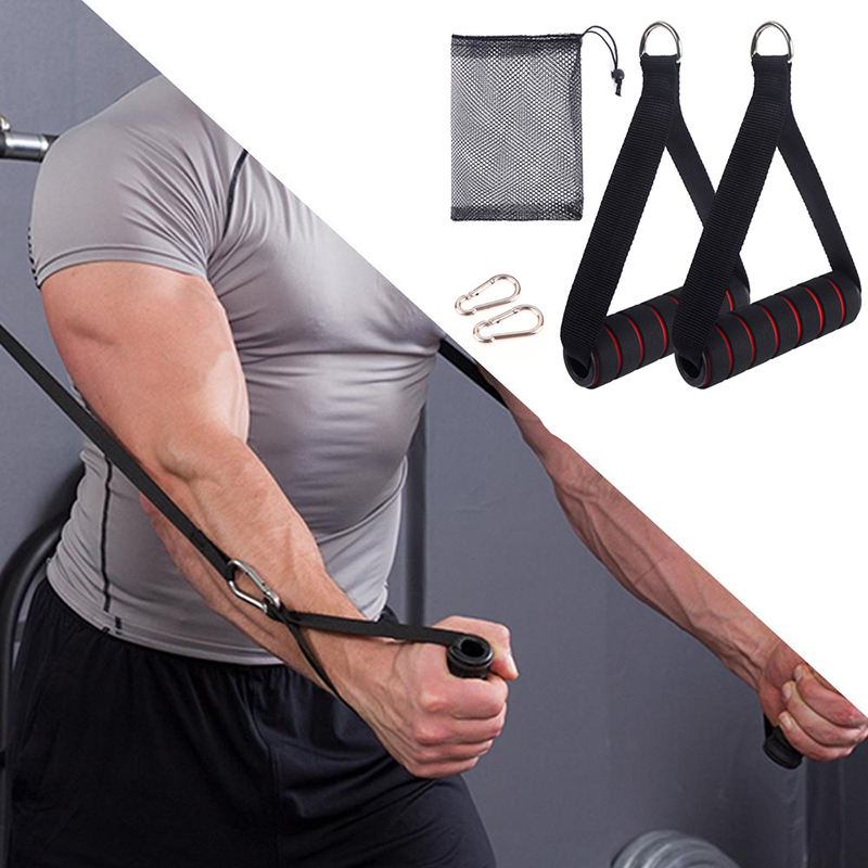 Gymnastic Ring - 【F】Pegangan Mesin Kabel Heavy Duty Dengan