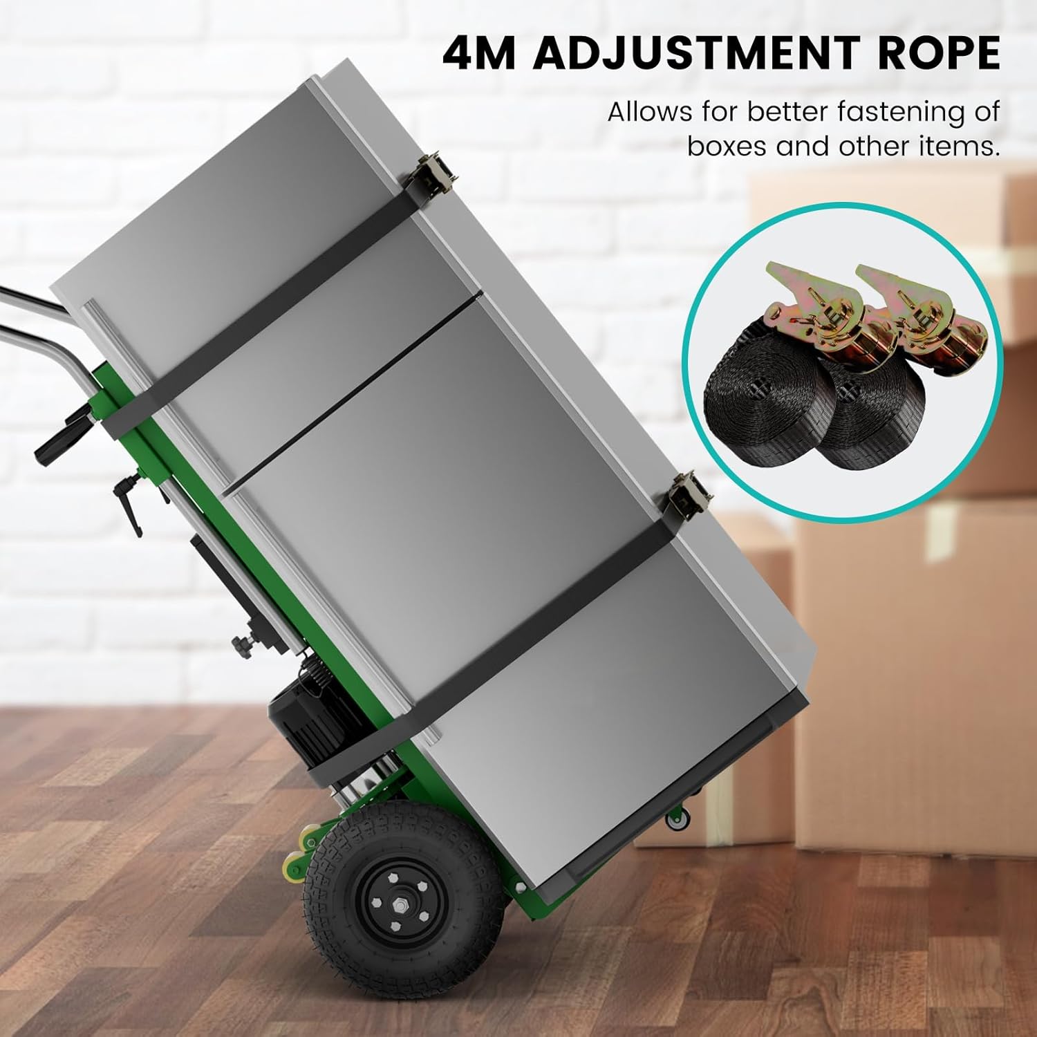 Rope Climb - Troli Tangga Elektrik 1200W, Troli Dorong