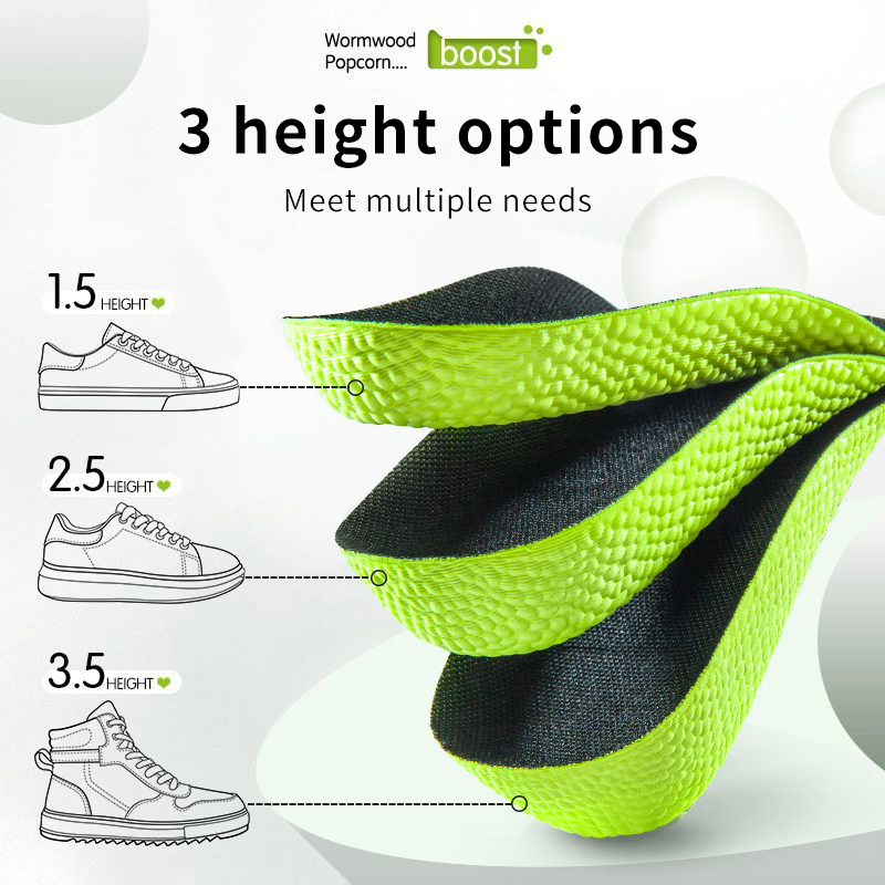 Weightlifting Shoes - Sol Penambah Tinggi Busa Memori untuk