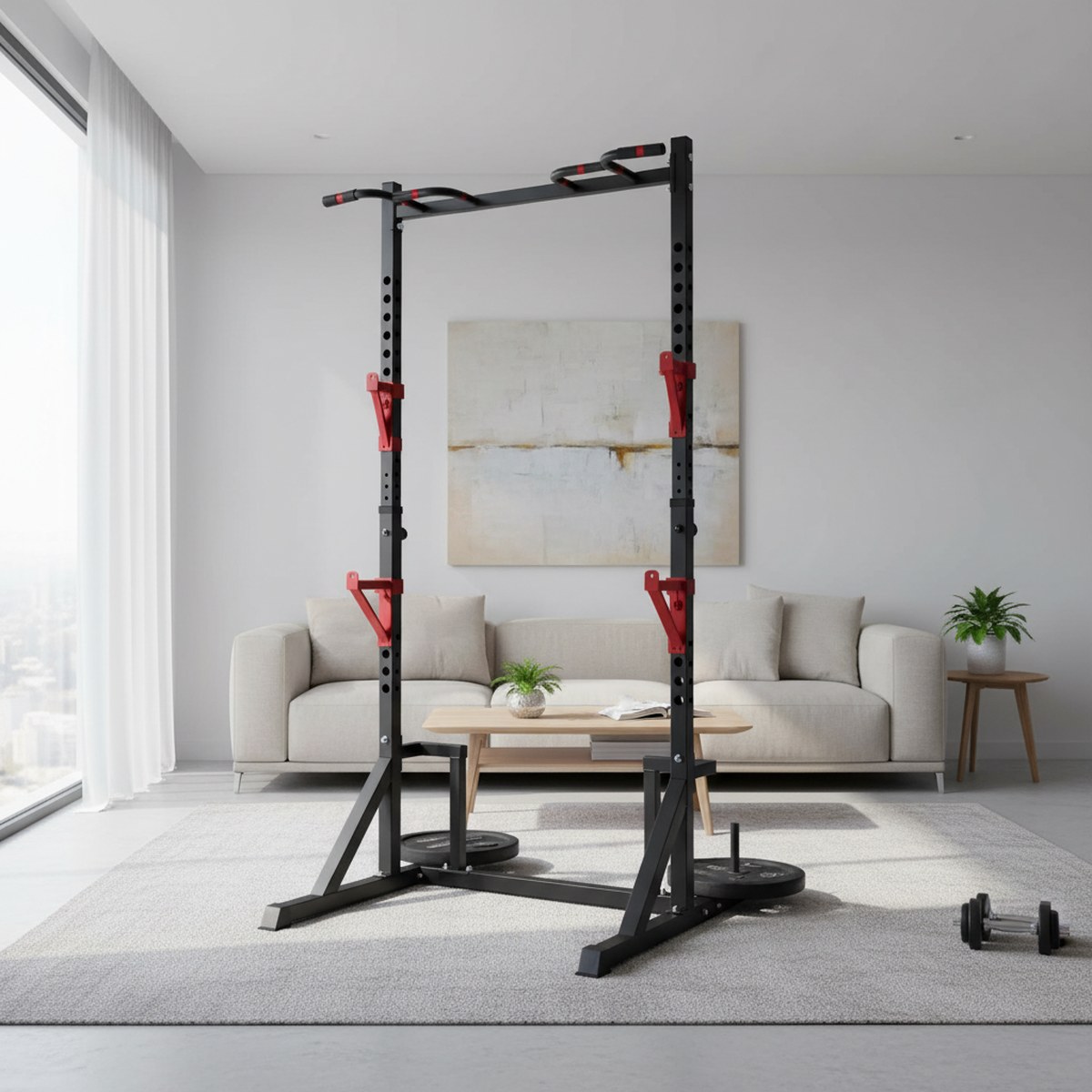 Rak Power yang Dapat Disesuaik - Pull Up Bar ulasan dan harga