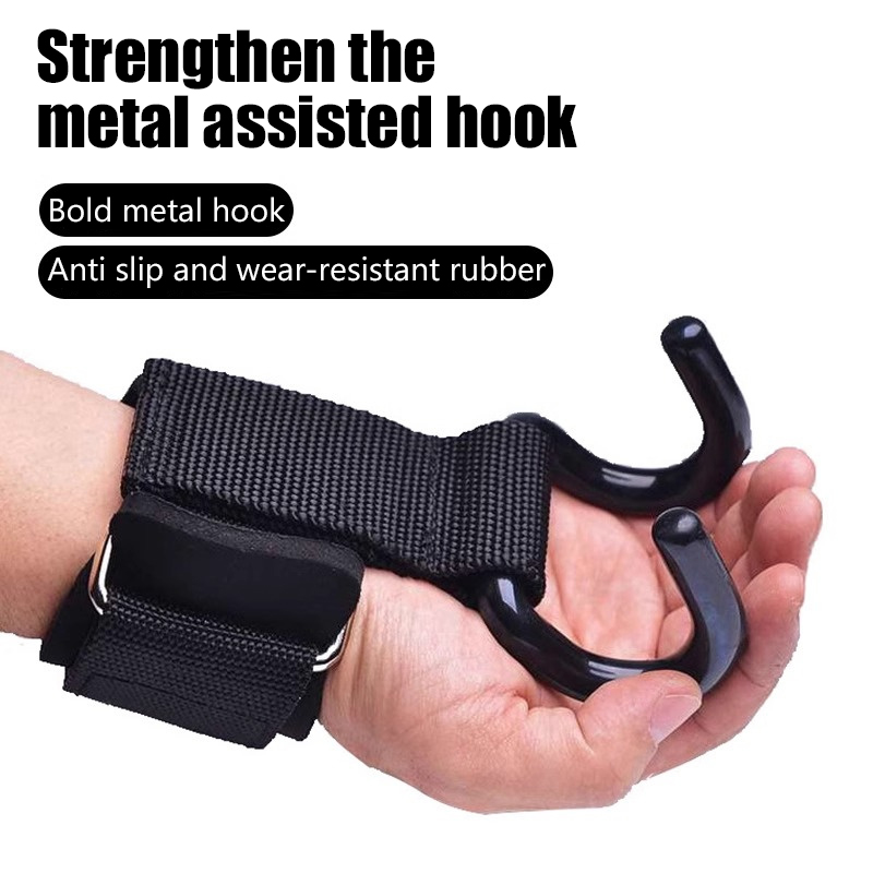 【F】2 Buah Pengait untuk Angkat - Weightlifting Gloves ulasan dan harga