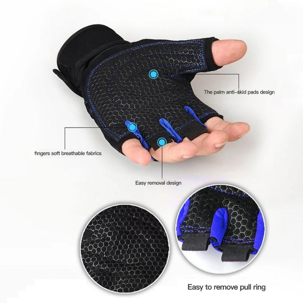 Sarung Tangan Gym untuk Pria W - Weightlifting Gloves ulasan dan harga