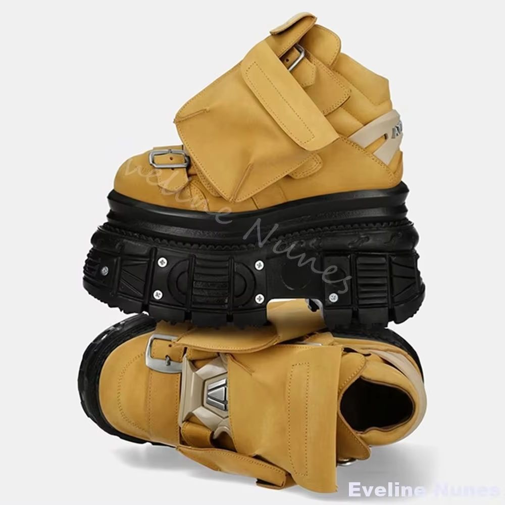 Sepatu Tank Punk Wanita Platfo - Crossfit Belt ulasan dan harga