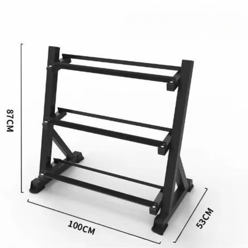 Rak Dumbbell 3-Lapisan Multifu - Kettlebell ulasan dan harga